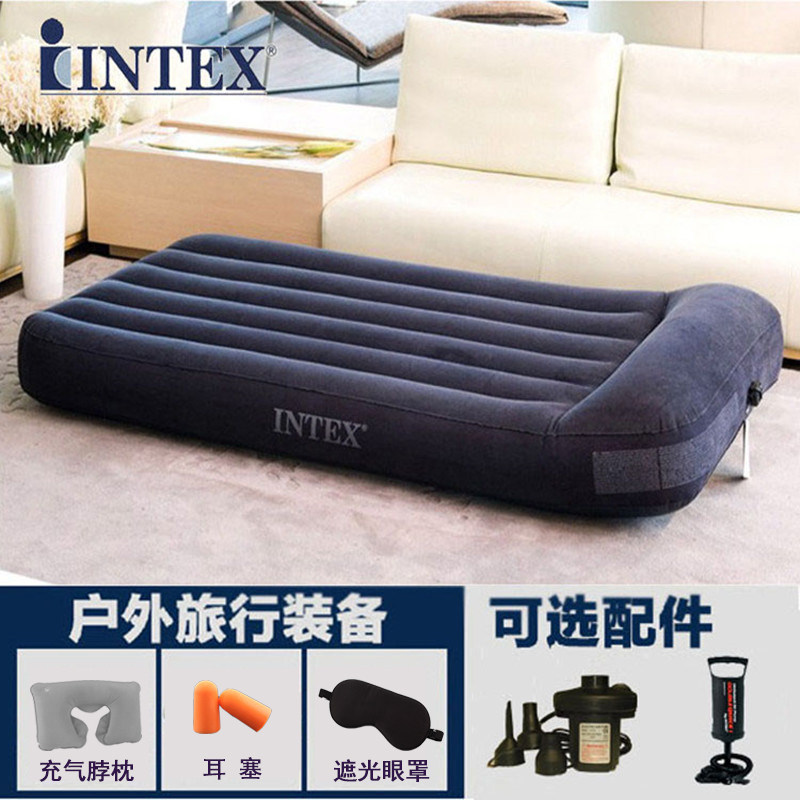 INTEX inflatable sheets popular cushion bed double home air bed outdoor floor blowing bed lunch break bed
