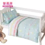 Ba lớp sợi mẫu giáo quilt ba mảnh cotton trẻ em quilt tất cả các-bông quilt cover nap nôi với lõi bộ đồ giường 	ga trải giường chống thấm cho bé	