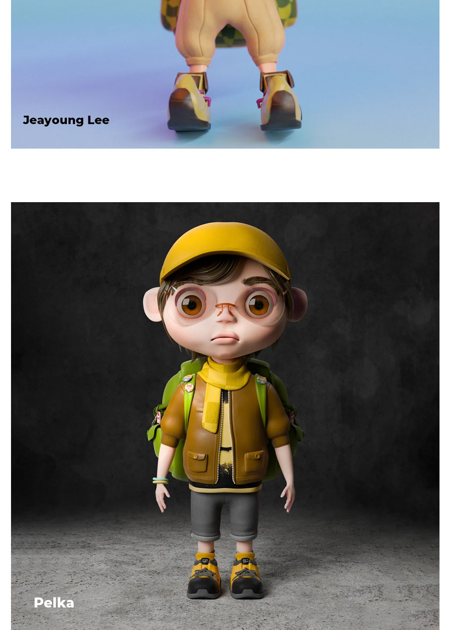 Blender角色动画制作教程建模灯光渲染绑定UV骨骼Q版3D人物课程 Blender三维卡通角色建模贴图材质绑定全流程动画教程 中文字幕