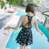Đồ bơi mới nữ bảo thủ mùa xuân nóng bỏng che bụng mỏng chia váy thép tấm ngực nhỏ tập hợp đồ bơi Hàn Quốc gợi cảm - Bộ đồ bơi hai mảnh bikini 2 mảnh màu hồng Bộ đồ bơi hai mảnh