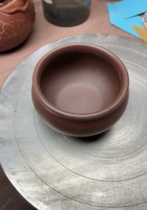 Yixing purple sand small mouth cups set of 4 tea cups