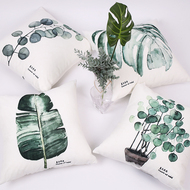 Gia đình tôi có một vườn thực vật Bắc Âu ins cây xanh lá sofa gối cushion cover mà không cần lõi gối