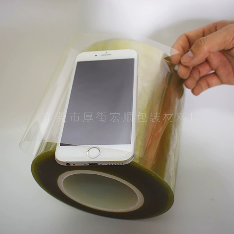 Qua độ nét cao chống tĩnh điện ảnh bảo vệ màn hình đơn lớp PET bảo vệ màn hình LCD phim màng bảo vệ đầu đầu