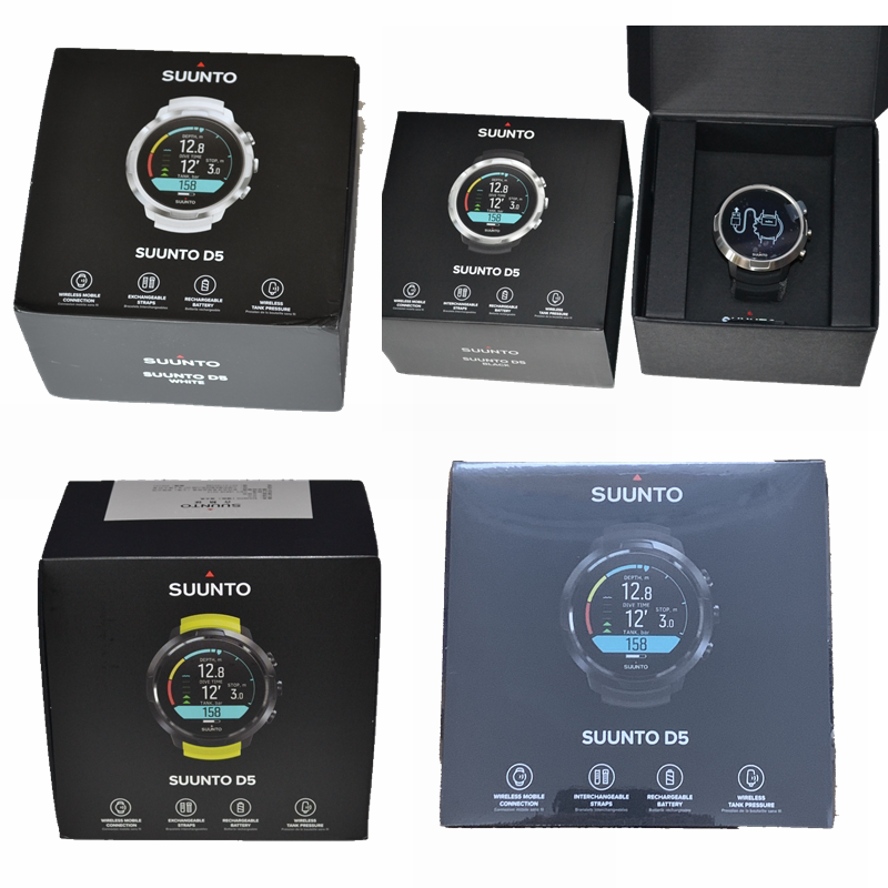 The SUUNTO D5 color screen can be connected to the mobile phone scuba diving new wrist computer commuter dive watch