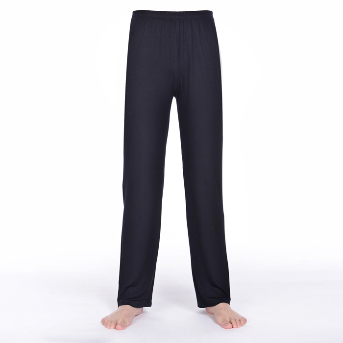 Dance Pants Straight-Leg Pants for Men Adult Body Training Pants Modal Modern Dance Black Loose Yoga Narrow Wide-Leg