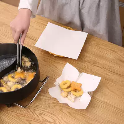 Japanese fried food oil absorption paper kitchen oven baking fried food special oil soup oil absorption film