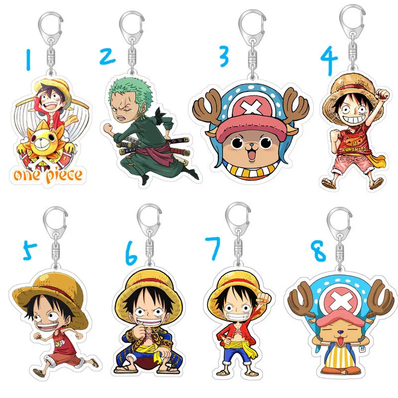 One Piece ONE PIECE Пираты Соломенная Шляпа Луфи Зоро Шанкс периферийный брелок большой подставка