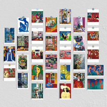 Modern abstract Nordic oil painting art in Card Art Series Wall Decoration Background Card Postcard