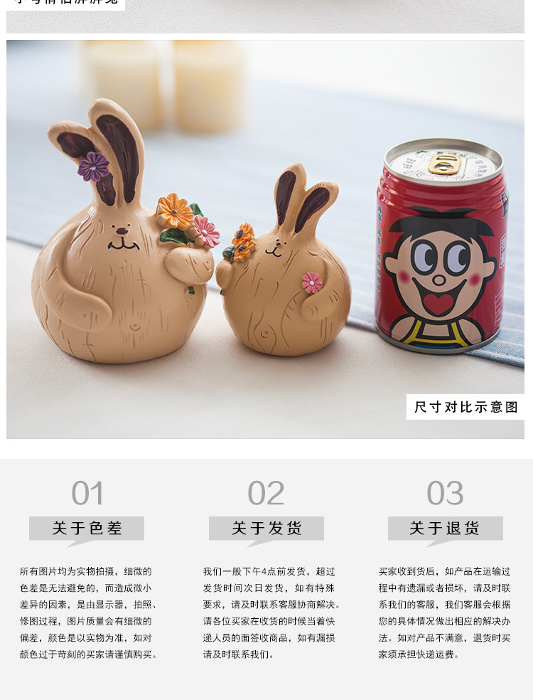 Vườn nhựa phim hoạt hình người yêu búp bê đồ trang sức trang trí nhà đồ trang trí thủ công trang trí phòng cưới món quà cưới đồ dcor vintage