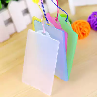 Korean colorful transparent hard plastic bus card ID Identity Protection anti-magnetic financial card set