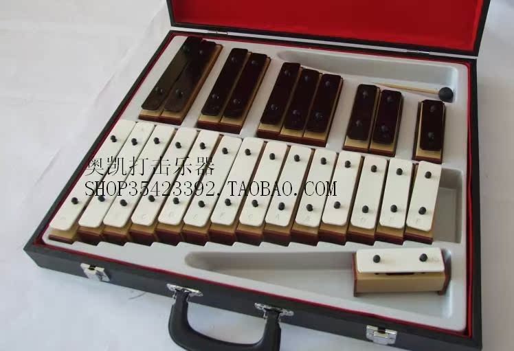 Các nhà sản xuất khuyến mãi nhạc cụ gõ cho trẻ em Orff Nhạc giáo dục mầm non Đồ chơi hỗ trợ 25 máy dò âm thanh Gạch dan piano cho be