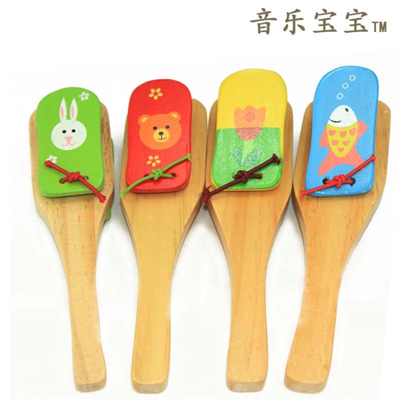 Các nhà sản xuất Chương trình khuyến mãi Tay cầm dài bằng gỗ Dụng cụ gõ cho trẻ em bằng gỗ Orff - Đồ chơi nhạc cụ cho trẻ em đàn trẻ em giá rẻ