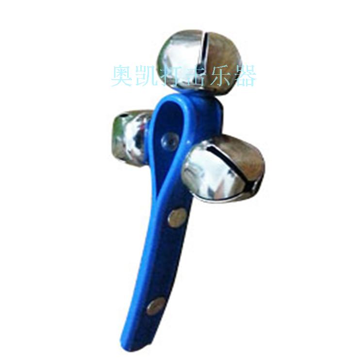 Nhà sản xuất khuyến mãi Orff bộ gõ giáo dục sớm giáo dục âm nhạc hỗ trợ đồ chơi dây đeo tay ba chuông - Đồ chơi nhạc cụ cho trẻ em đàn gỗ cho bé