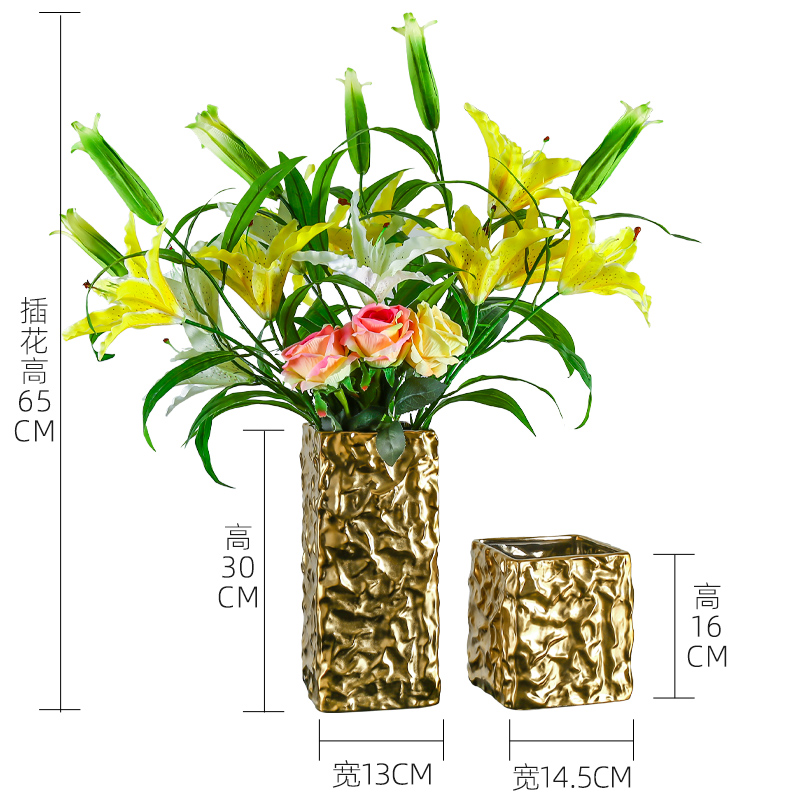 I and contracted ceramic vase place to live in the living room table flower arranging Europe type TV ark, the dried flower implement ornament
