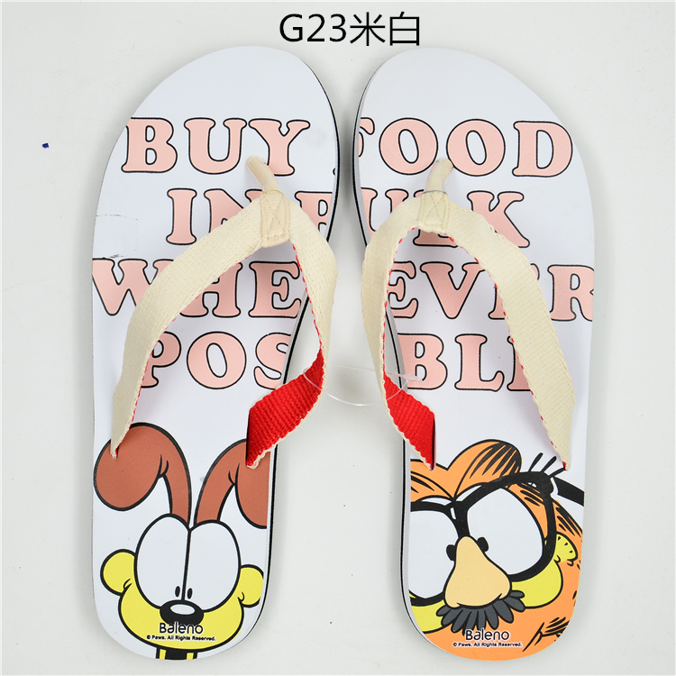 2 cặp Baleno Benny Road dép đi trong nhà Doraemon loạt nam giới và phụ nữ các cặp vợ chồng bãi biển flip flops L