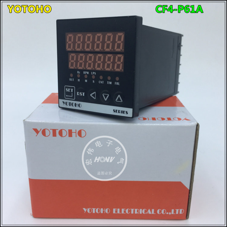 YOTOHO counter 6 digits display counter CF4-P61A multifunction counter 48 * 48 counter