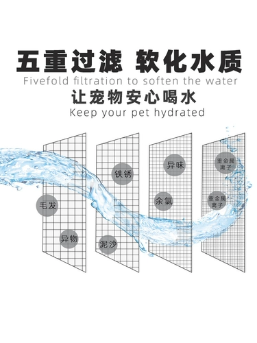 Meow Lish Pet Smart Water Dispenser Filter Кот Автоматический