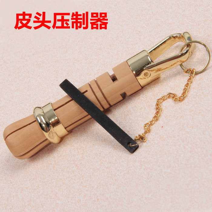 Leather head Wooden press Wooden rod repair British Snooker billiard rod multi-function leather head tool