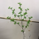 Северная симуляция зеленое растение Моделирование цветы японские висящие часы отдельные ветви пьяные деревянные листовые фальшивые ветви гостиная растения декоративные украшения