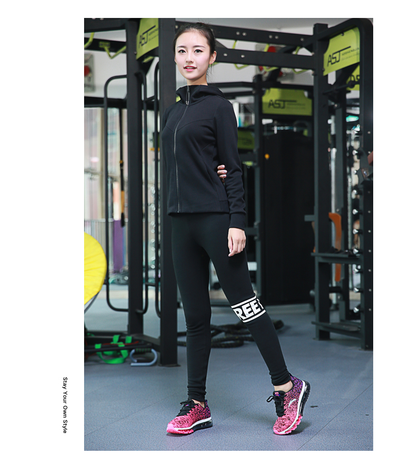 Bộ đồ thể thao Anta nữ mùa thu 2018 mới cho học sinh áo khoác mỏng và quần nhung thể thao nữ bộ adidas