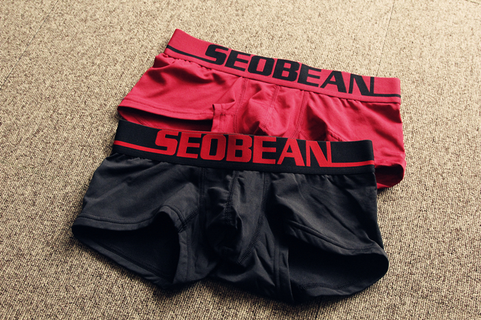 Hai võ sĩ đồ lót nam Tuổi trẻ kích thước lớn màu rắn đơn giản thấp eo boxer Mồ hôi quần lót thể thao thoáng khí quan lot nu eo thap