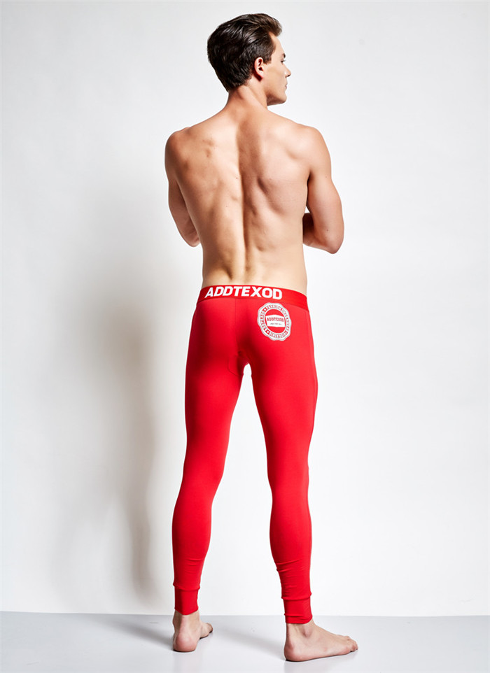 Qiuku đơn mảnh mảnh mỏng cotton bó sát eo thấp quần legging gợi cảm ấm áp quần cotton quần quần thủy triều quần nam quần áo giữ nhiệt nữ đẹp