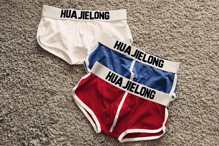 Nam Boxer Briefs Cotton Sexy thấp eo Boxer thoải mái của nam giới quần short thể thao 1 peça