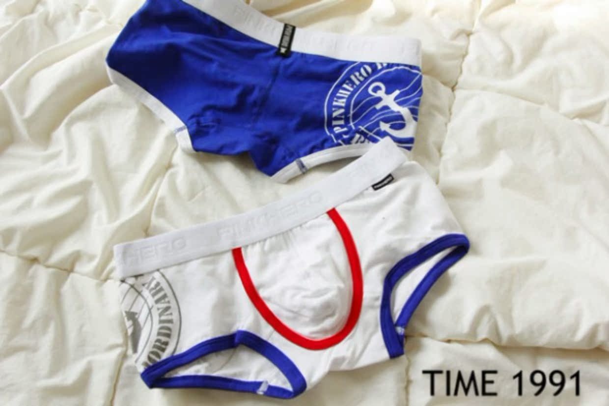 Quần short nam boxer cotton Giới trẻ nam U-số lượng lớn thương hiệu eo thấp thon gọn gợi cảm bốn góc tóm tắt 1 mảnh quan lot nu dang dui