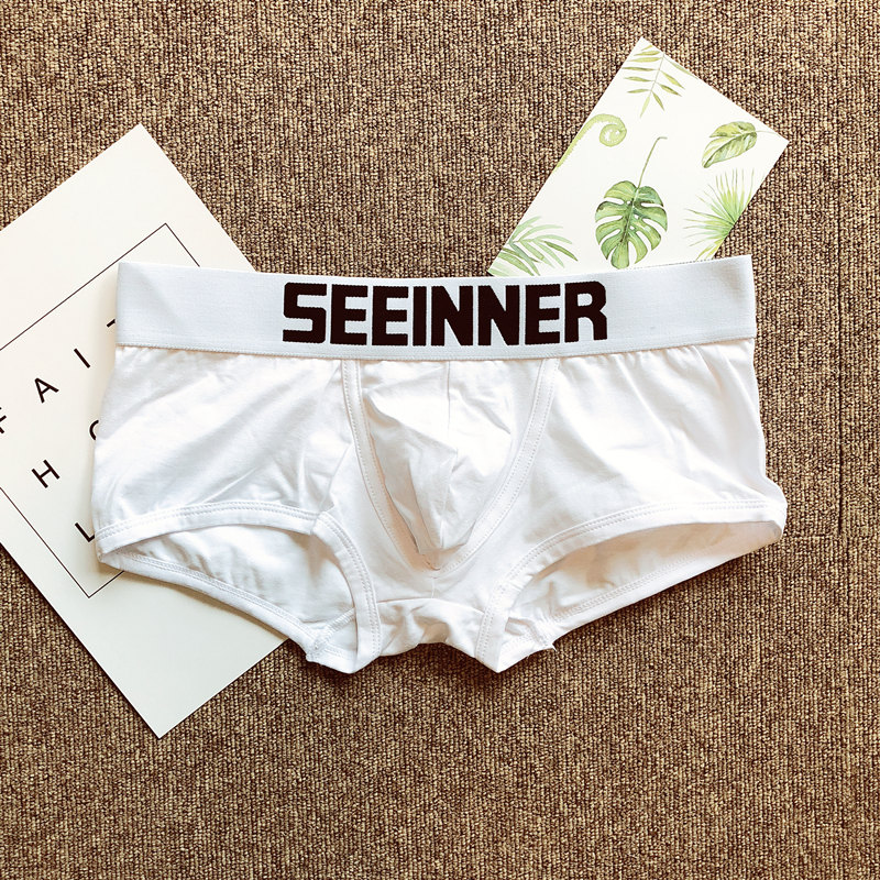 Đồ lót nam 3 chất liệu cotton Màu đơn giản và thoải mái thể thao nam boxer Quần short bó sát vuông nội y cao cấp