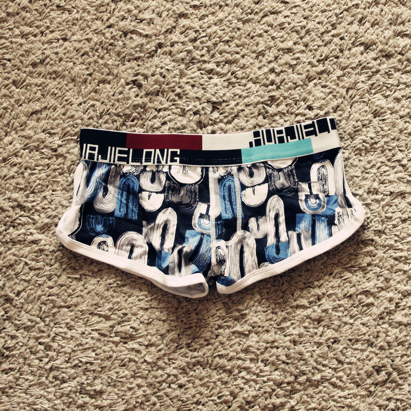 Tóm tắt giới trẻ Boxer Giới tính Quần short cotton Boxer Quần short thắt lưng gợi cảm Quần lót nam bán đồ lót nam nữ