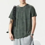 Тонкая быстросохнущая шелковая футболка с коротким рукавом, размер