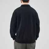 Весенняя осенняя толстовка с молнией, утепленный демисезонный лонгслив, футболка polo, на молнии