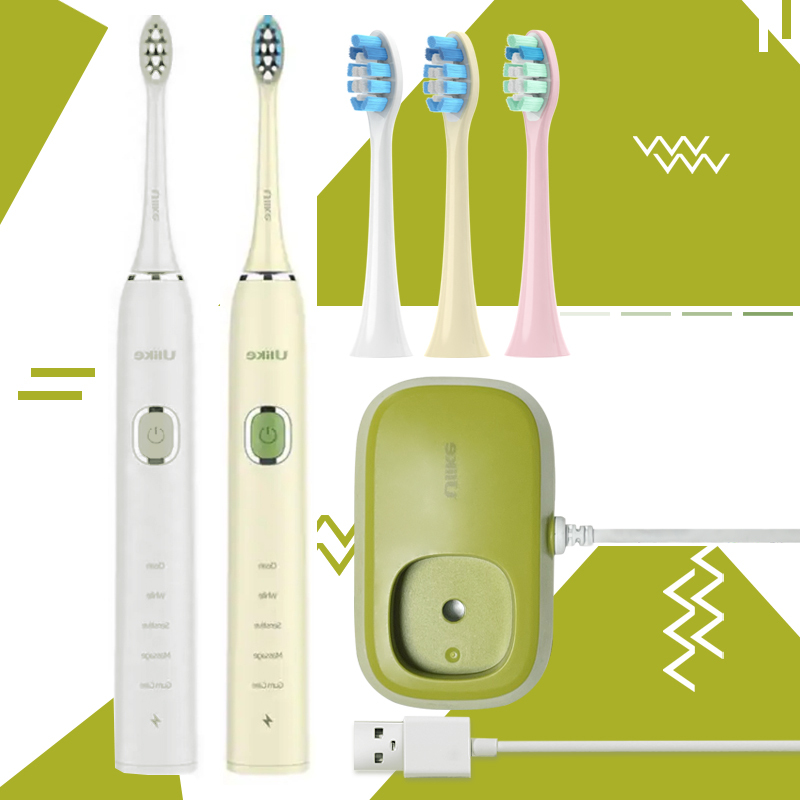 Cat Two Compatible with Ulike Electric Toothbrush Charger Careup Charging Base Ub602 Universal 603 Brush Head 601