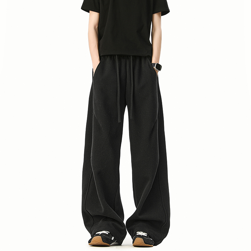 Spring Clothing 195 Tall Men's Extra-Long Sweatpants 120cm Extended Version Men's Pants Loose Floor-Length Trousers Extra-Long Sports Pants