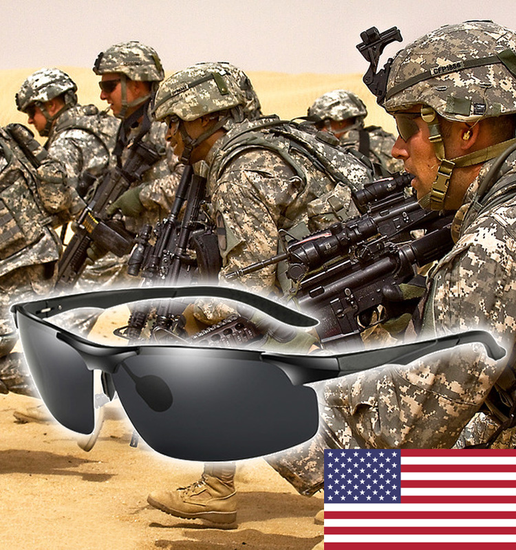 Con dấu Lực lượng Đặc biệt Kính râm Quân đội Hoa Kỳ Delta Marine Corps Thể thao Thủy triều Đàn ông Kính lái kính mắt nam