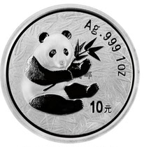 Four Seas 2000 -2022 Panda Silver coin with silver 99 9% silver