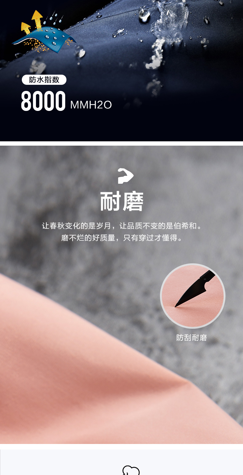 伯希和 Pelliot 男女三合一冲锋衣 YKK拉链 无惧暴雨 图5