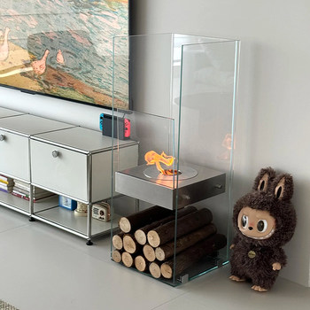 Heixu Nordic Small Independent Outdoor Real Flame Alcohol Fireplace Fireplace Core Household Ethanol Stove Heater