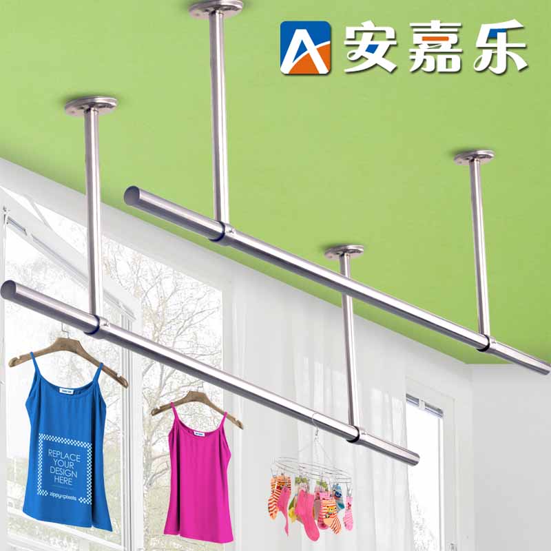 вешалка для одежды потолочная. подвесная вешалка для одежды на потолок. рейл. подвесная штанга для одежды. кронштейн вешалка для одежды опускающаяся.