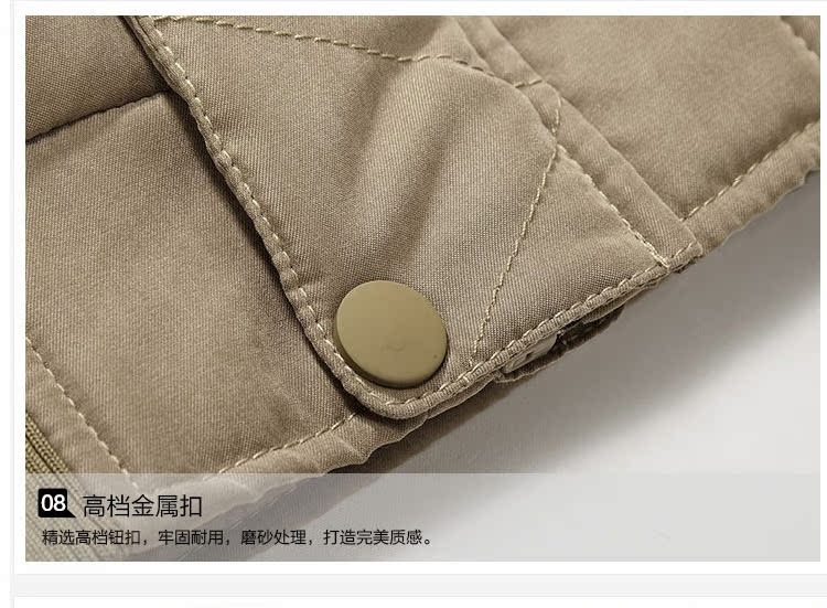 Mới mùa đông ấm áp thanh niên sinh viên nam giản dị cotton ngắn trùm đầu dày áo khoác nam áo phao lông vũ