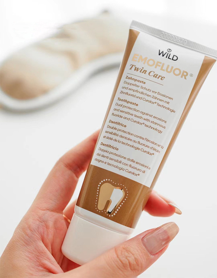 Swiss Dr Wild Wilde with fluorine-resistant anti-moth-proof Gum Toothpaste Double repair tooth enamel 75ml
