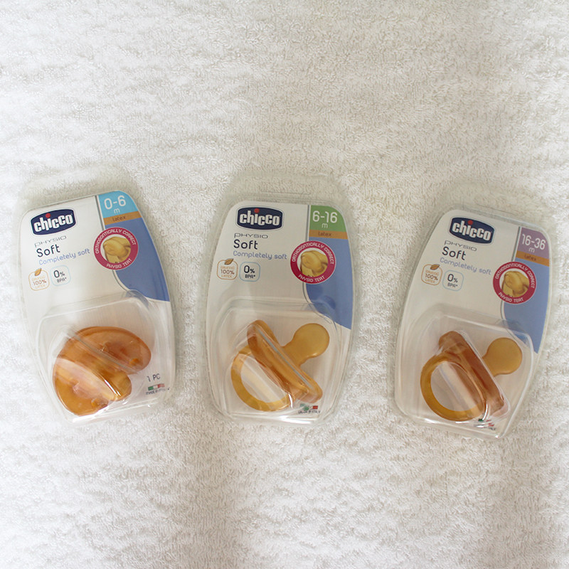 Соска chicco新生婴儿全硅胶安抚奶嘴柔软仿母乳0-18个月安慰安睡型
