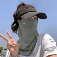 Черная шелковая солнцезащитная шляпа