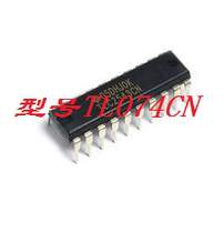 New TL074 TL074CN DIP14 four operational amplifier chip