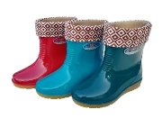 Mùa xuân và mùa thu đôi giày mưa ấm áp cộng với nhung dành cho người lớn chống trượt lạnh mùa đông nước dày giày nữ nhà bếp giày cao su