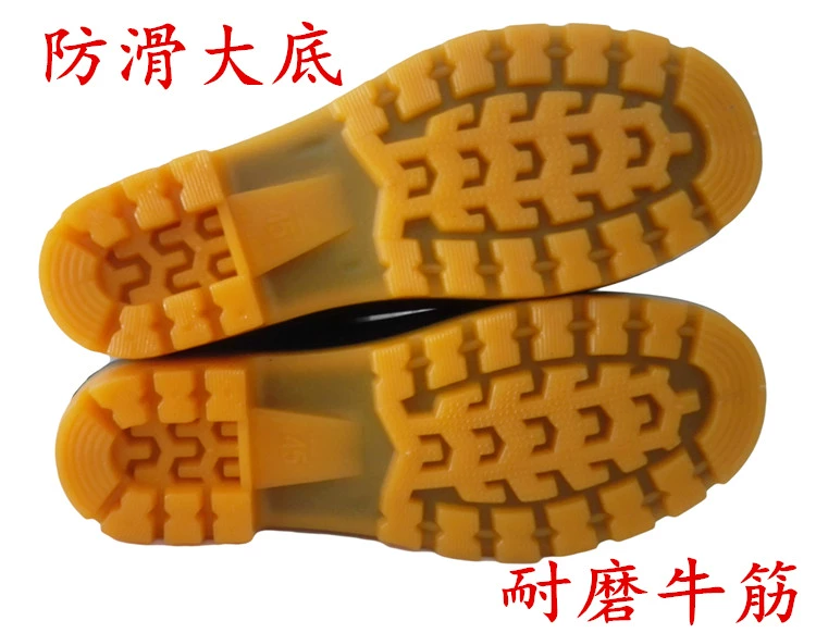 Giày đi mưa nam Giày đi mưa trong ống 50 yard 48 yard 47 yard 49 yard 46 yard gân bò cao su nam giày cao su không thấm nước
