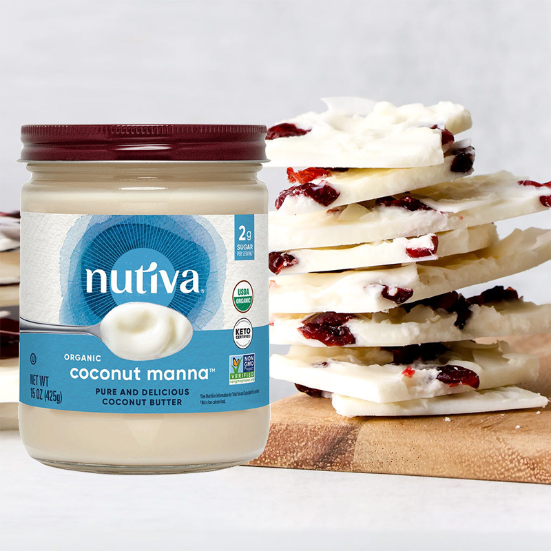 Clearance Sale】Nutiva Coconut Jam 425g Ready-To-Eat Snack Breakfast Spread Near-Expiration Date Food