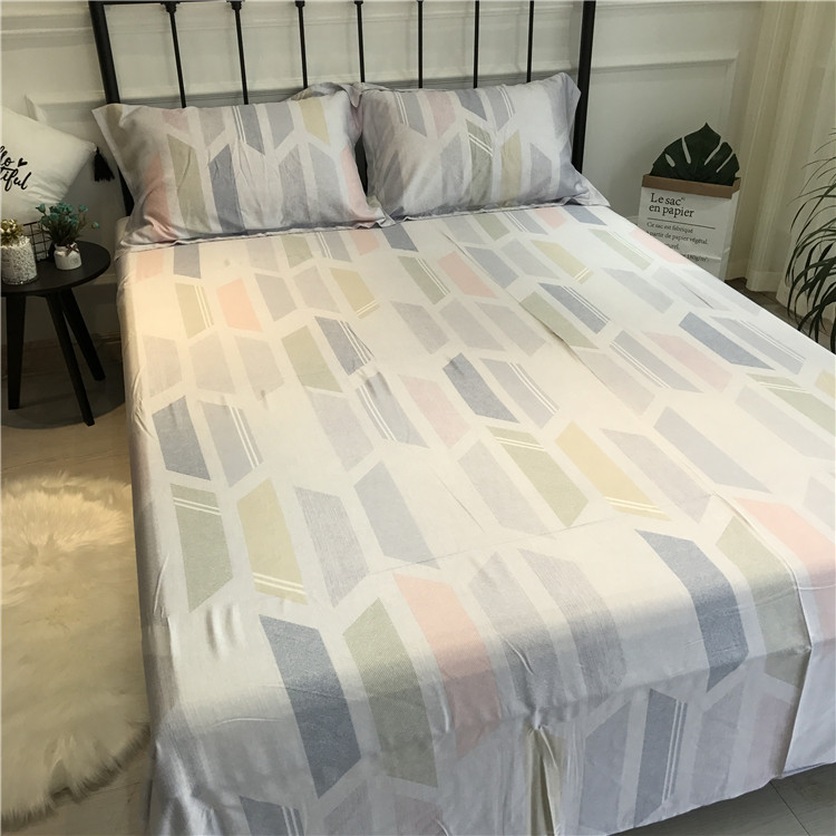 Mùa xuân và mùa hè hai mặt Tencel mảnh duy nhất quilt cover sheets 60 Tencel quilt đơn đôi naked ngủ vẻ đẹp tấm duy nhất