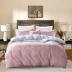 Minguang cotton cotton dày chà nhám ấm đơn mảnh quilt bìa mùa thu và mùa đông đôi quilt cover - Quilt Covers chăn lụa Quilt Covers