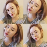 Retro -anti -blue light radiation ingredients 器 复 复 复 平 复 复 复 Female Han Yuan Face Harajuku Graphic Mirror Girl